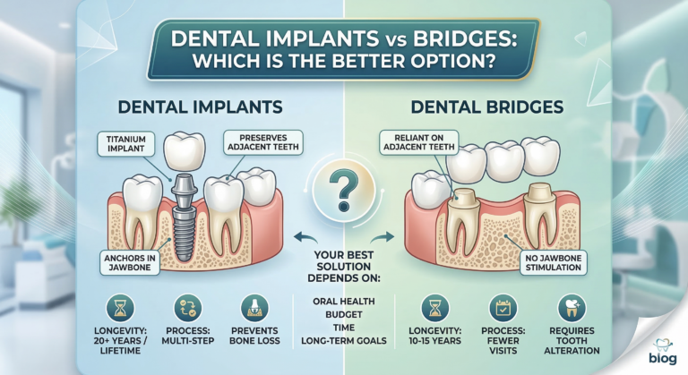 Dental Implants vs Bridges